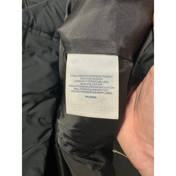 Lands End Down Puffer Vest Black Size Small Tall - Picture 6 of 11